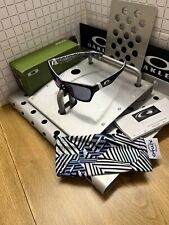 Óculos de sol Oakley novo Shaun branco Jupiter LX polido preto +vermelho irídio, usado comprar usado  Enviando para Brazil