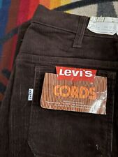 Levi brown corduroy for sale  SOUTHSEA