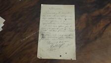 1870.billet autographe talbot d'occasion  Saint-Quay-Portrieux