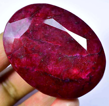 RARO 454,60 Ct Natural ENORME Rubi Vermelho CERTIFICADO Grau de Museu Pedra Preciosa Solta Oval comprar usado  Enviando para Brazil