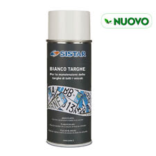Spray bianco targhe usato  Parma