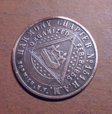 Rare masonic copper usato  Spedire a Italy
