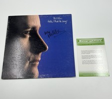 Phil Collins assinado 12x12 inserção de vinil Hello I Must Be Going autógrafo loja certificado de autenticidade comprar usado  Enviando para Brazil