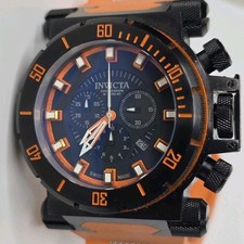 Invicta Coalition Forces relógio cronógrafo masculino preto laranja 10034 51mm suíço comprar usado  Enviando para Brazil