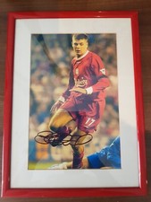 Steven gerrard signature for sale  LEICESTER