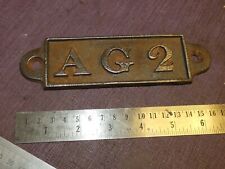 Ag2 nameplate locomotive for sale  BROMYARD