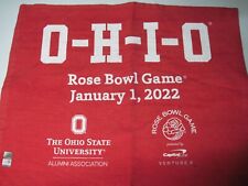 Toalha de fã de jogo de futebol Ohio State University Buckeyes Rose Bowl 1/1/2022 comprar usado  Enviando para Brazil