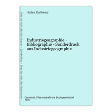 Industrial geography bibliogra d'occasion  Expédié en Belgium