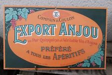 Ancien carton publicitaire d'occasion  Semblançay