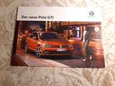 2018 VW Polo GTI Broszura Katalog Katalog NIEMIECKI 16 stron rzadki, używany na sprzedaż  PL