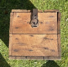 Vintage wooden box for sale  CHRISTCHURCH