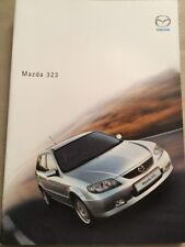 Mazda 323 brochure d'occasion  Expédié en Belgium