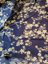 Usado, Tecido fantasia de natação vintage Citation Langley Corp azul amarelo branco floral lycra 1yd comprar usado  Enviando para Brazil