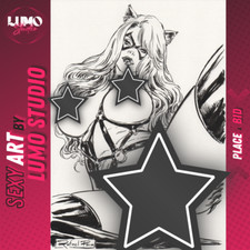Usado, Black Cat (09"x12") por Rafael Paiva - Lumo Studio arte em quadrinhos original comprar usado  Brasil 