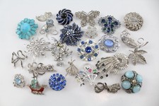 vintage marcasite brooch for sale  LEEDS