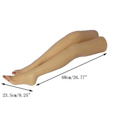 Usado, Caixa Aberta 9" Silicone Feminino Pernas Longas Pés Manequim Sapatos Meias Exibição Perna Modelo comprar usado  Enviando para Brazil