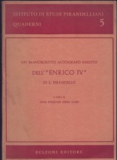 Manoscritto autografo inedito usato  Italia