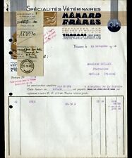 THOUARS (79) Inventeurs de PRODUITS VETERINAIRES / OVOS "MENARD Freres" en 1941, usado comprar usado  Enviando para Brazil