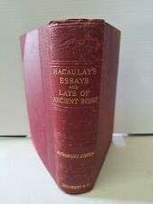 Usado, Lord Macaulay's Essays and Lays of Ancient Rome Longmans 1885 comprar usado  Enviando para Brazil