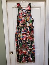 Vestido Vintage RJ Stevens Papai Noel Natal Botão Laço Feito nos EUA Tamanho 8 comprar usado  Enviando para Brazil