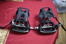 Usado, Novas gaiolas e chuteiras de biqueira de bicicleta Venzo compatíveis com pedais Shimano SPD  comprar usado  Enviando para Brazil