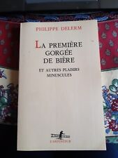 Livre gorgée bière. d'occasion  Rouffach