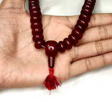 Colar étnico tibetano tribal Banjara Japa Mala boho feito à mão rosário contas de resina comprar usado  Enviando para Brazil