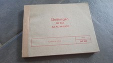 Quittungsblock quittung block gebraucht kaufen  Rochlitz