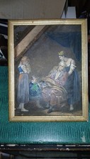 Tableau estampe chromolithogra d'occasion  Bardos