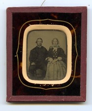 Ambrotype couple. for sale  IPSWICH