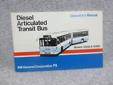 Manual de ônibus articulado AM DIESEL 1980 American Motors 40 páginas não usado comprar usado  Enviando para Brazil