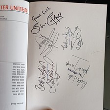 Football autographs manchester for sale Football autographs manchester for sale  WEYMOUTH