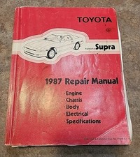 1987 Toyota Supra Hatchback Shop Manual de Serviço de Reparo Livro Turbo 3.0L I6, usado comprar usado  Enviando para Brazil