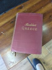 Baedeker greece 1909 for sale  La Mesa