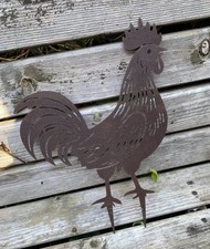 Metal cockerel. hen for sale  NEWPORT