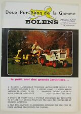 Brochure bolens tractor d'occasion  Expédié en Belgium