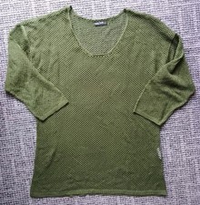 Pullover lochstrick grün gebraucht kaufen  Hausen