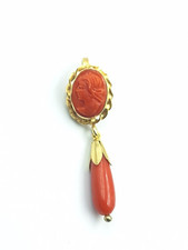 Ciondolo cameo goccia usato  Ercolano