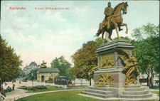 Ansichtskarte karlsruhe kaiser gebraucht kaufen  Eggenstein-Leopoldshafen