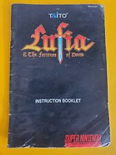Lufia The Fortress of Doom (Super Nintendo SNES) Apenas Manual comprar usado  Enviando para Brazil