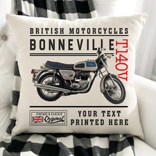 Personalised motorbike cushion for sale  BRIDGNORTH