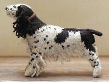 Padrão de tricô fotocópia - Cachorro Springer Spaniel inglês 20cm de comprimento - 0245 comprar usado  Enviando para Brazil