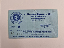 Ticket stub rangers for sale  MANCHESTER