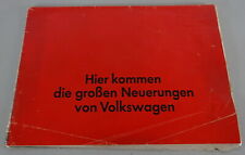 Programa de entrega Prospectus/VW Fusca VW Tipo 3 Karmann Ghia Suporte 08/1965 comprar usado  Enviando para Brazil