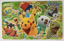 Pokemon Nintendo eShop cartão pré-pago 1000 usado sem valor 2013 comprar usado  Enviando para Brazil