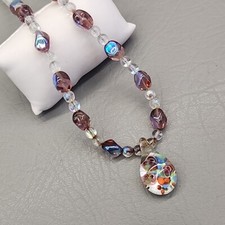 Glass beaded necklace for sale  Germantown