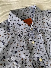 Camisa masculina Simon Carter algodão L/S tamanho 16" 41cm guarda-chuva de algodão Dog Walker M/G comprar usado  Enviando para Brazil