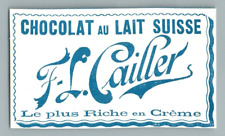 1910 cailler chocolat d'occasion  Viry-Châtillon