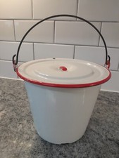 Vtg. enamelware lidded for sale  Saint Louis