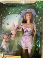 BARBIE DOLL 1998 EASTER BUNNY FUN Barbie AND & KELLY GIFT SET 21720 na sprzedaż  PL
